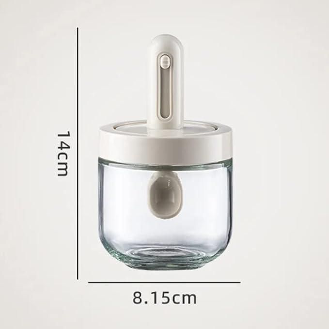 Air Tight Jar with Stand Spoon