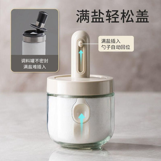 Air Tight Jar with Stand Spoon