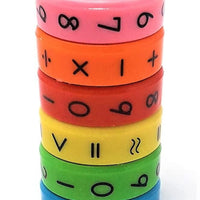 Math Cylinder Circular Shape Educational Abacus Puzzle
