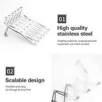 Bitnex 6 Alloy Steel Hooks for Clothes,Over The Door Hanger Hooks Organizer