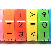 Math Cylinder Circular Shape Educational Abacus Puzzle