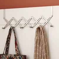 Bitnex 6 Alloy Steel Hooks for Clothes,Over The Door Hanger Hooks Organizer
