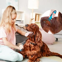 2 in 1 Deshedding Grooming Undercoat Brush